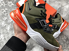 Мужские кроссовки Nike Air Force 270 Medium Olive/Black Challenge/Red Sail AH6772-200, фото 2