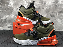 Мужские кроссовки Nike Air Force 270 Medium Olive/Black Challenge/Red Sail AH6772-200, фото 2
