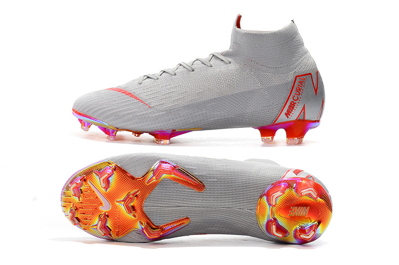 Футбольні бутси Nike Mercurial Superfly VI 360 Elite FG Wolf Grey/Light Crimson/Pure Platinum