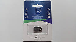 Мініатюрний FLASH-накопичувач T&G USB Flash Drive, 8GB, метал, (флешка на 8 GB)