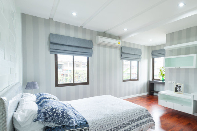 Штори в стилі хай-тек. Конструкції і тканини