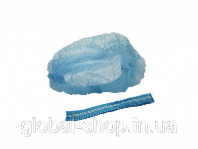 Шапки-гармошка Одноразові Шапочки 100 шт. в пакованні