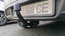 Фаркоп Peugeot 308 2007-2013 (Пежо 308 хетчбек) без підрізу бампера, фото 4