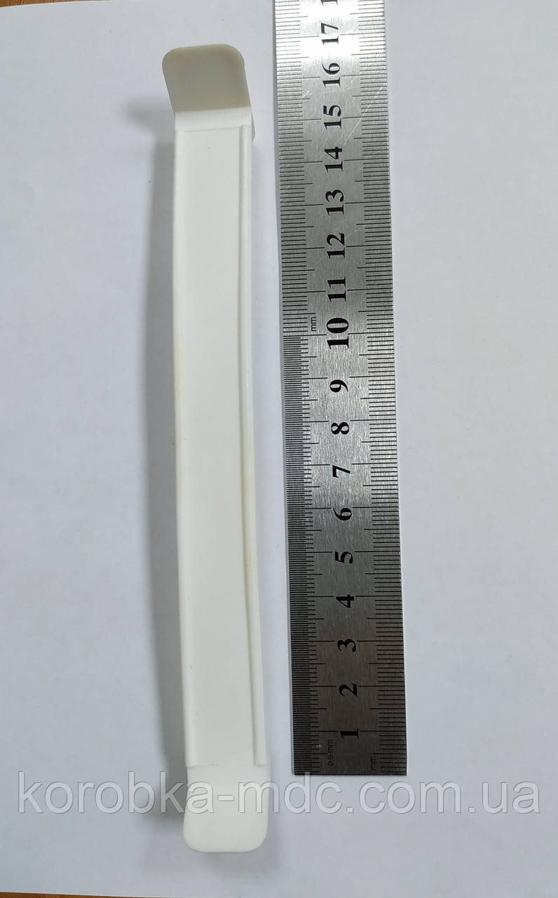 Ручка 150мм стандарт белая с подложкой для коробки - фото 2 - id-p112007631