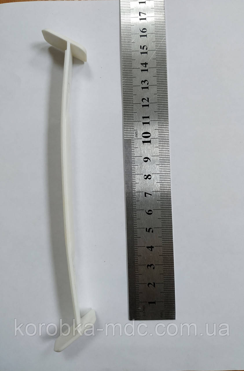 Ручка 150мм стандарт белая с подложкой для коробки - фото 5 - id-p112007631