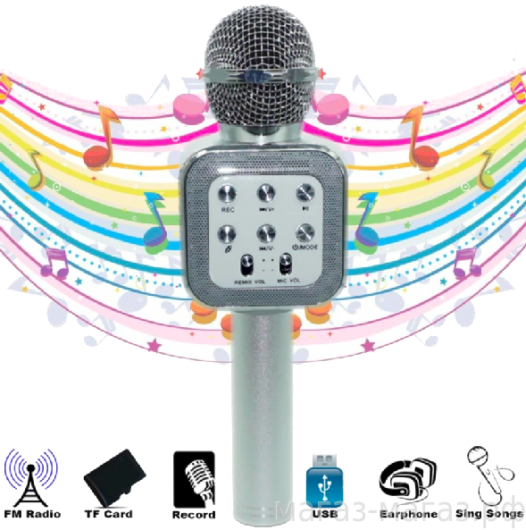 Мікрофон караоке Бездротової bluetooth