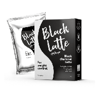 Блек Латте,Black Latte - Угольный средство для похудения, смайл