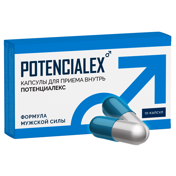 Потенциалекс - Капсулы для потенции, Potencialex ukrfarm, фото 1