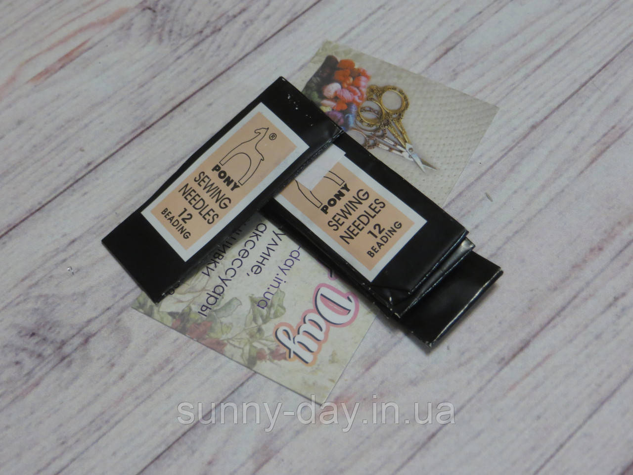 Голки для вишивки бісером PONY №10, фото 1