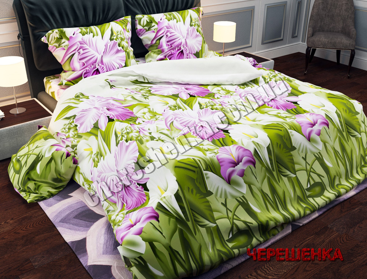 Тканина для постільної білизни Бязь "Gold" Lux GL804 (50м)