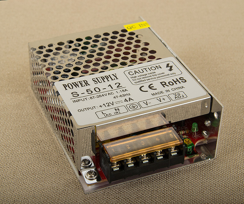 Dilux — Блок живлення 50 Вт, 12 В, 4.16 А, негерметичний IP20, Premium клас, гарантія 2года.