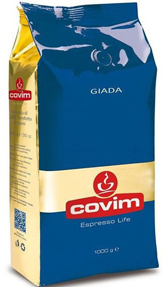 Кава в зернах Covim Giada 1кг Італія (Ковим espresso life), 80% Арабіки. Італія