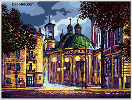 Схема для вишивки бісером "Вежа Корнякта", 31.11х41.06см, повна зашивка  (Солес)