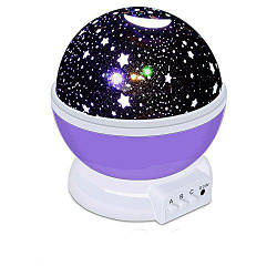 Нічник куля проектор зоряне небо Star Master Dream QDP01 Purple