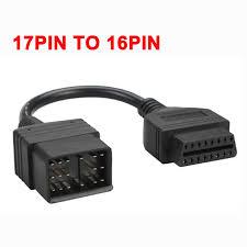 Перехідник Toyota 17 pin OBD - OBD II 16 pin