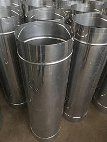 Труба 1м неіржавіюча сталь 0,8 мм,діаметр 250 мм димар димохід