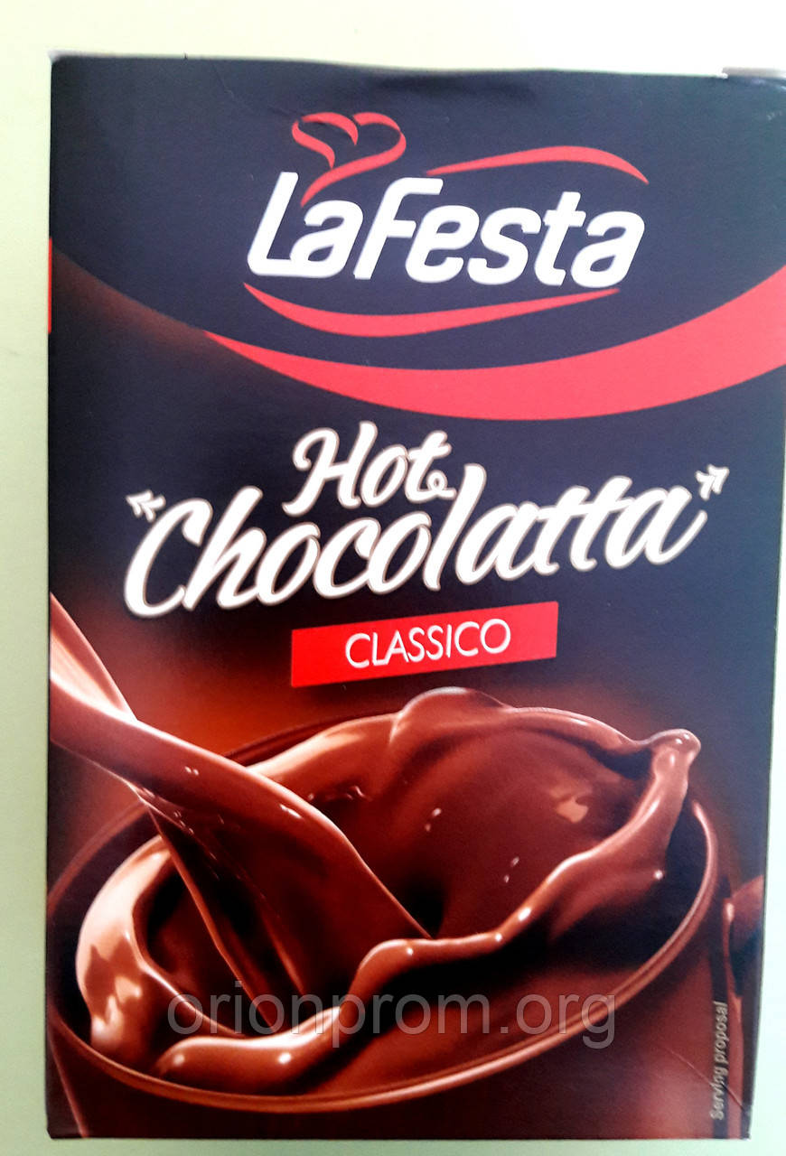 Кофейный напиток LaFesta горячий шоколад классический 10 стиков - фото 1 - id-p849555409