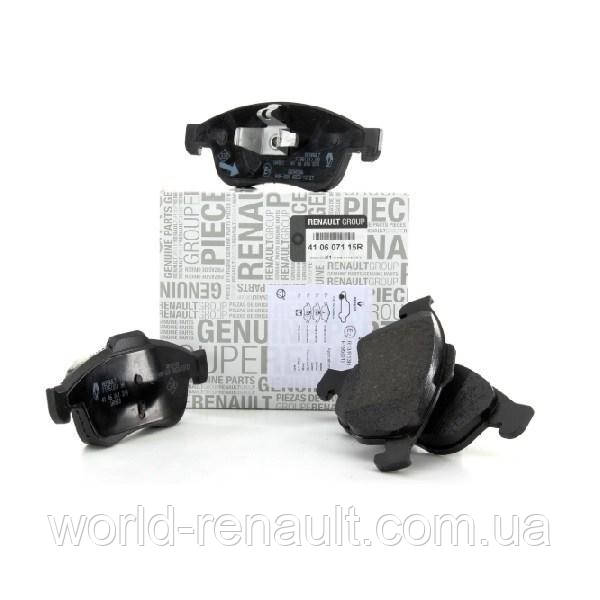 Renault (Original) 410600379R — Комплект передніх гальмівних колодок Рено Меган 3, Рено Флюенс