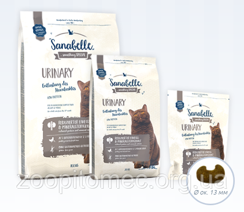 Корм Bosch (Бош) Sanabelle Urinary для дорослих кішок з чутливою сечостатевої системою, 10 кг