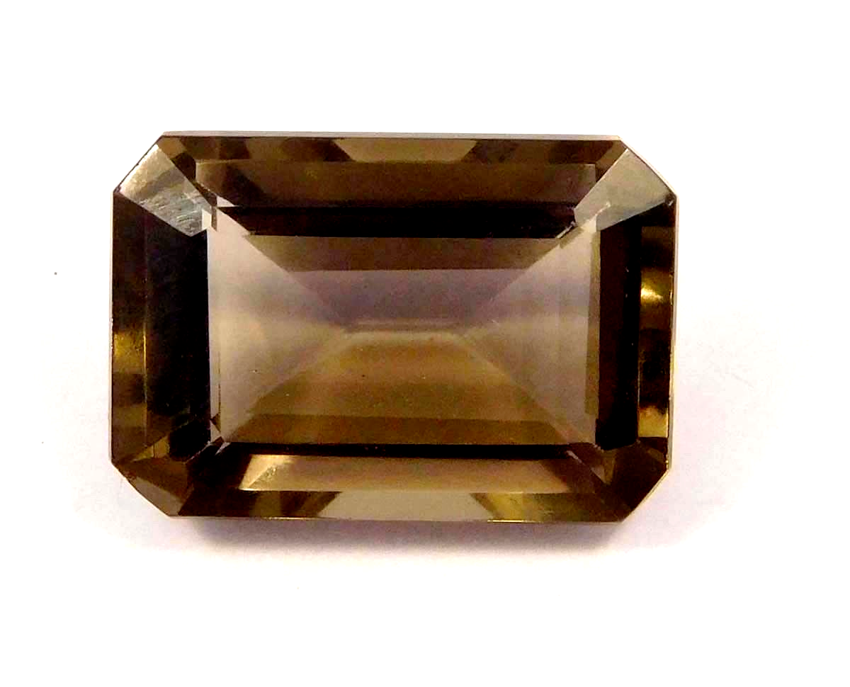 Димчастий кварц 40 CT 22x 9.1 х 17 mm