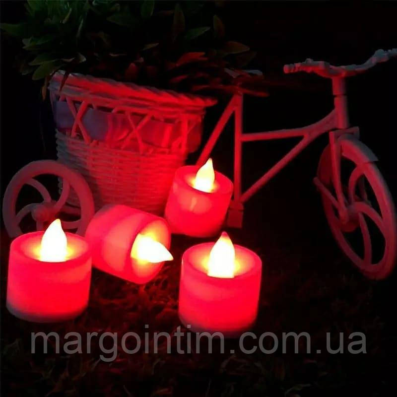 Світлодіодні електронні LED свічки Свічки без вогню Холодні свічки Свічки на батарейках, фото 1