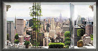 Фотообои ручной работы на гибкой штукатурке Bello "Вид на Манхеттен" 350смх283см