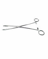 Щипці для взяття ватних тампонів прямі