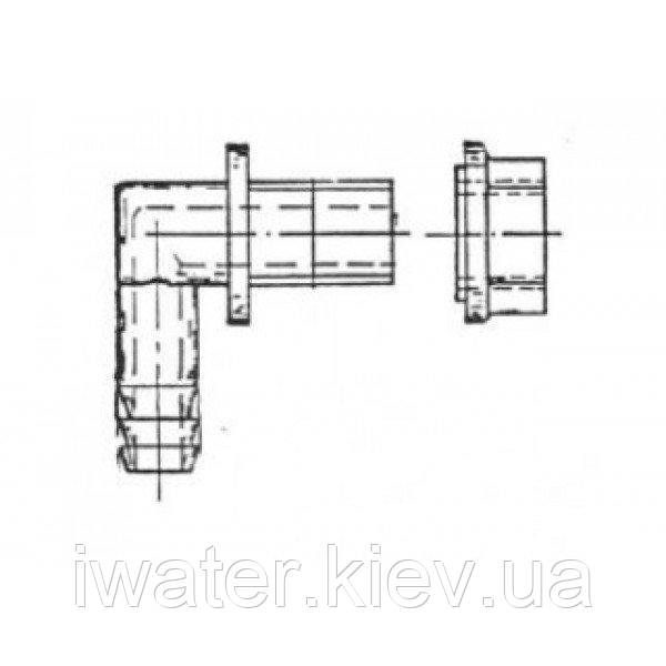 Уголок перелива 1/2'' "FLUP12"