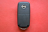 Викидний ключ Nissan для переробки з брелока 3 кнопки, фото 2