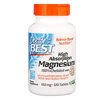 High Absorption Magnesium Doctor's Best, 120 таблеток