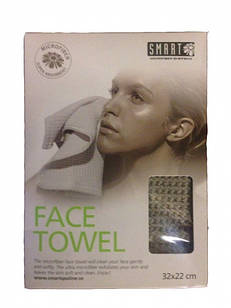Рушник для обличчя SMART Microfiber System сірого кольору