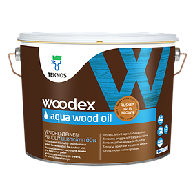 Деревна олива для зовнішніх робіт Teknos Woodex Aqua Wood Oil прозора 9 л