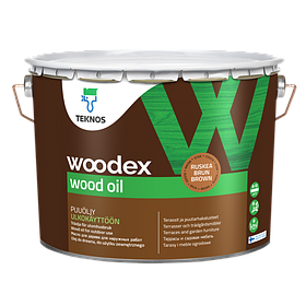 Олія для дерева для зовнішніх робіт Teknos Woodex Wood Oil прозора 9 л