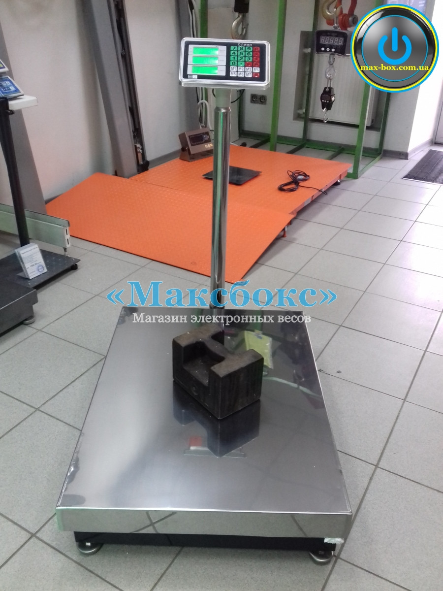 Ваги складські підлогові Олімп 102-Д-600 кг (600х800), фото 1