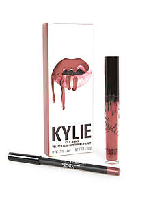 Матова рідка помада KYLIE для губ + олівець Matte (Poison Berry)