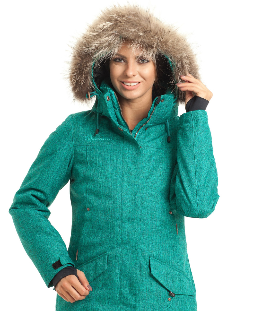 Жіноче зимове пальто-парка "Azimuth",р.38., фото 1