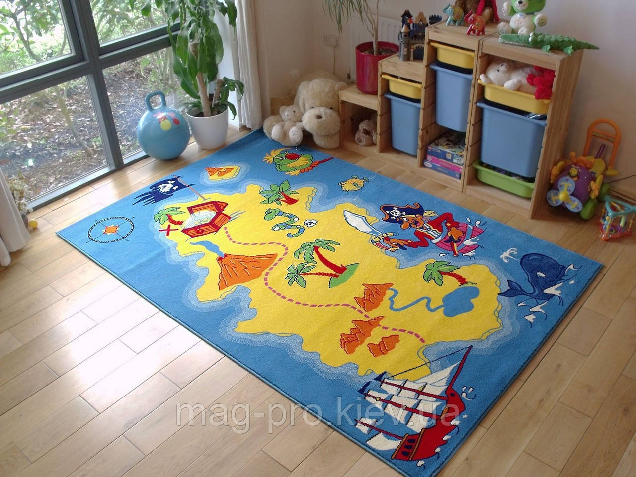 Дитячий килим BABY 2066 килим  "Острів скарбів"