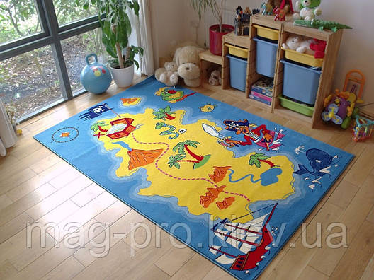 Дитячий килим BABY 2066 килим "Острів скарбів", фото 1
