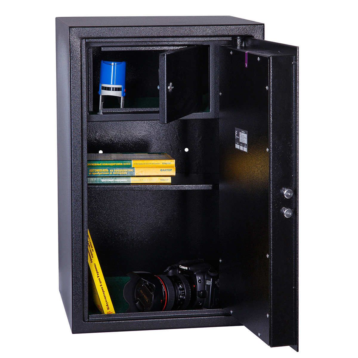 Сейф 63х40х38 див. БС-63К.Т1.П1.9005 механічний замок для дому офісу в готель, фото 1