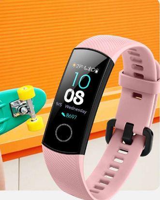 Huawei Honor band 4, фітнес браслет. смарт-годинник, фітнес-трекер, конкурент для Xiaomi Mi band 2, 3 Колір пудри, фото 1