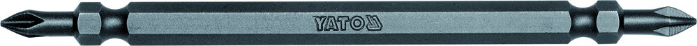 Насадка викрутки двостороння YATO 1/4" хрестова PH1-PH1 x 110 мм 20 шт YT-7888, фото 1