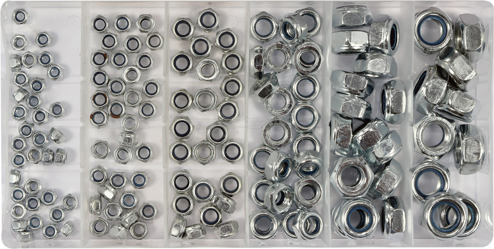 Набір гайок самоконтрящиеся, 146 пр - YT-06774, фото 1