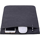 Чохол для Macbook ноутбуків Bestjing у формі конверта сірий, фото 3