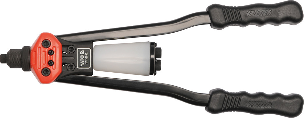 Заклепочник дворучний для заклепок Ø=2.4, 3.2, 4, 4.8, 6.4 мм 380 мм YATO YT-36095, фото 1