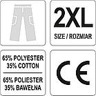 Штани робочі DAN, розмір XXL YT-80289, фото 3