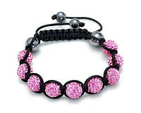 Браслет Shamballa Swarovski Розовый