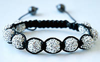 Браслет Shamballa Swarovski Белый