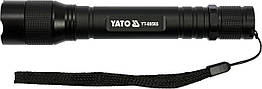 Ліхтар світлодіодний YATO XPE2 CREE Р=3 Вт Ф=200 lm живлення-2хАА Ø=29 мм x 160 мм YT-08565