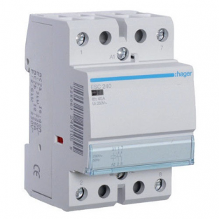 Контактор Hager 40A 2НО 230В ESC240