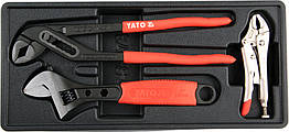 Набір інструментів 3 пр. Yato YT-55473